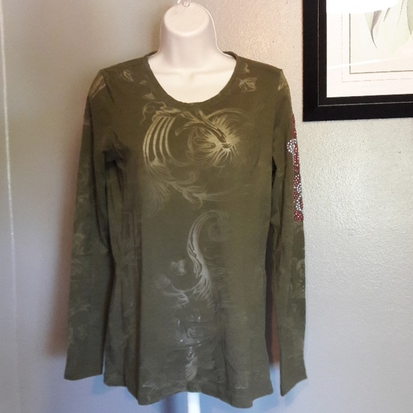 Tops - Long Sleeve Top sequin Small
